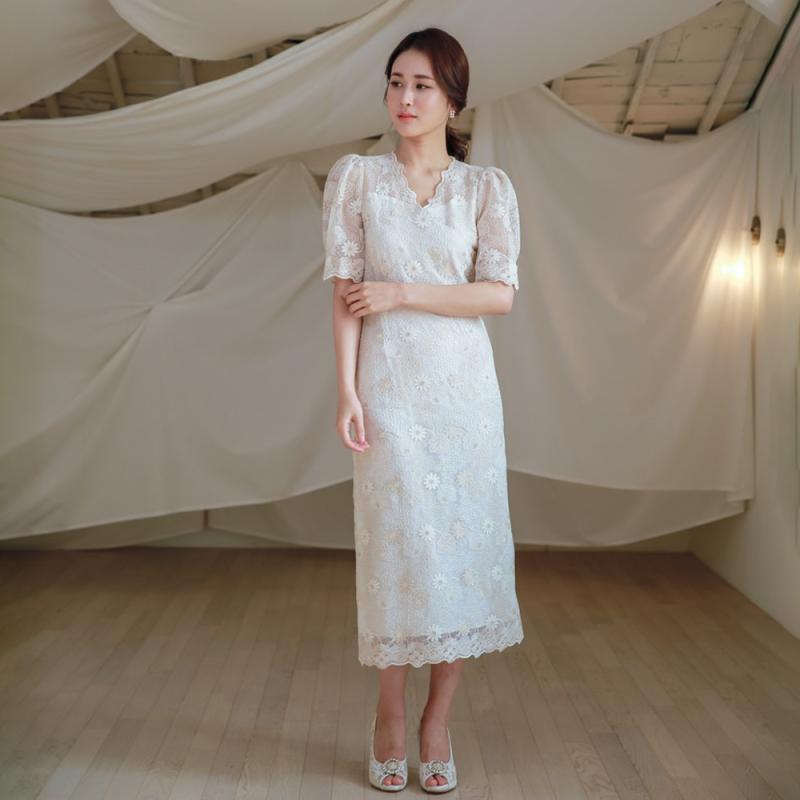 모니카 셀프웨딩드레스 웨딩촬영 결혼식2부 피로연 돌잔치엄마드레스 브라이덜샤워원피스