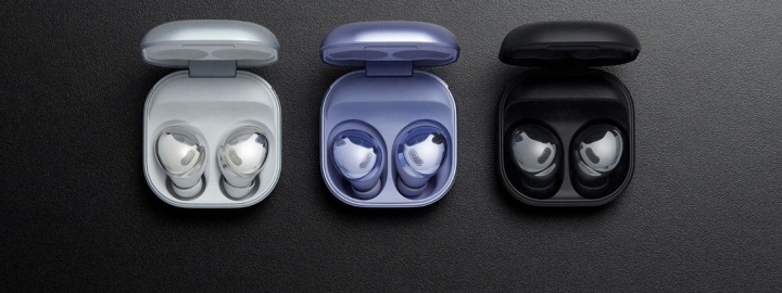 세가지-색상의-갤럭시-버즈-프로를-나열한-모습