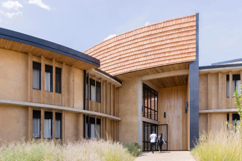 르완다 RICA 캠퍼스 숙소동 입구