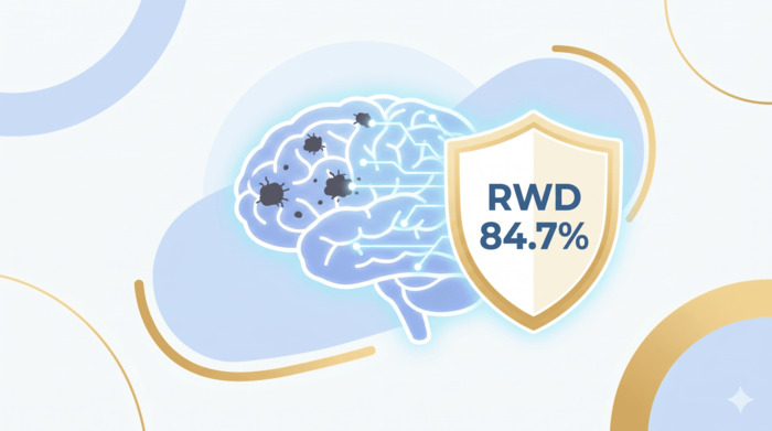 알츠하이머 신약 레카네맙 효과 분석 일러스트