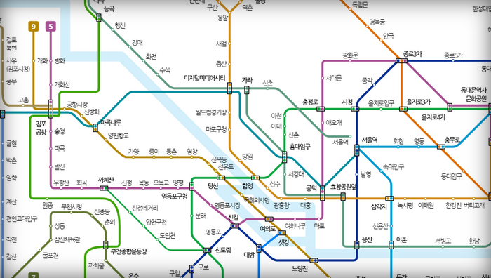 서울메트로-지하철노선도