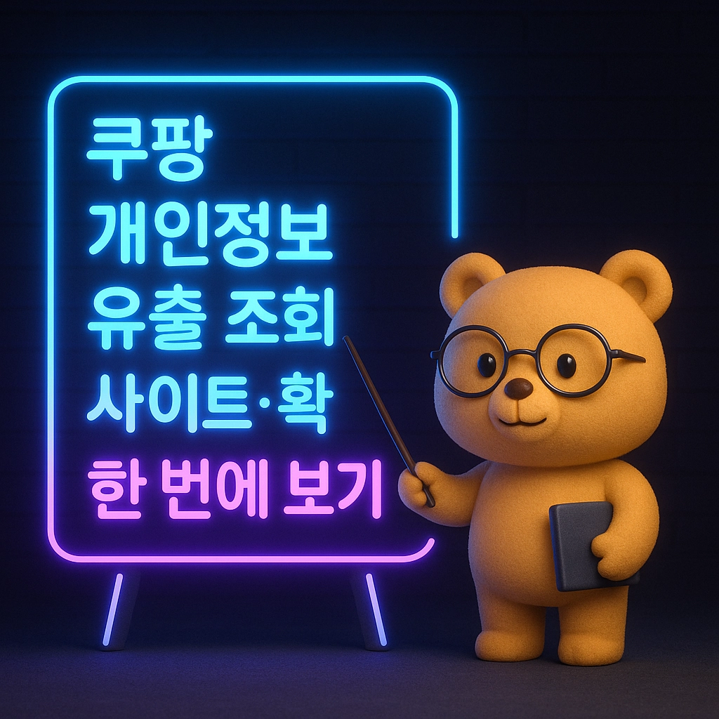 쿠팡 개인정보 유출 조회 사이트&middot;확인 방법 한 번에 보기