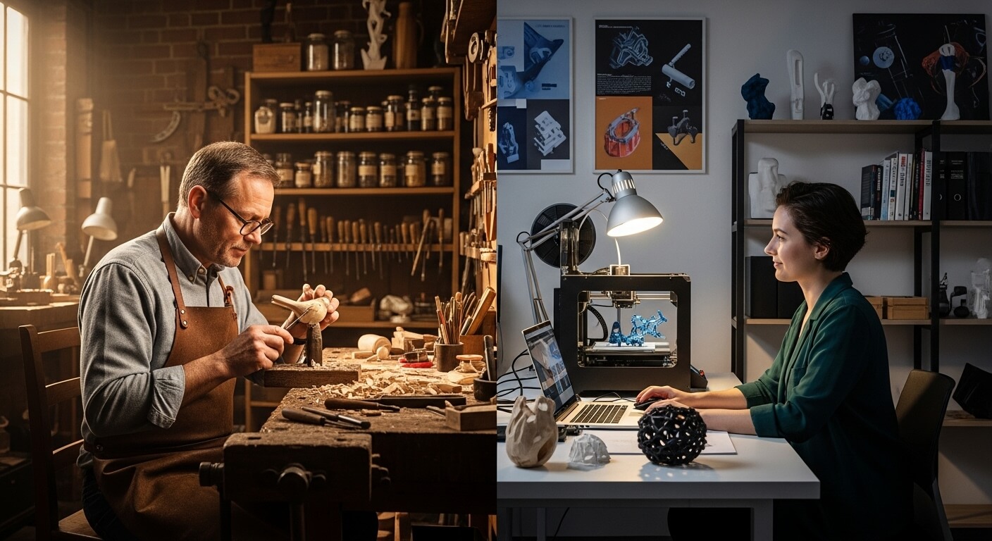 사라진 직업이 현재 직업에 끼친 영향 관련 사진