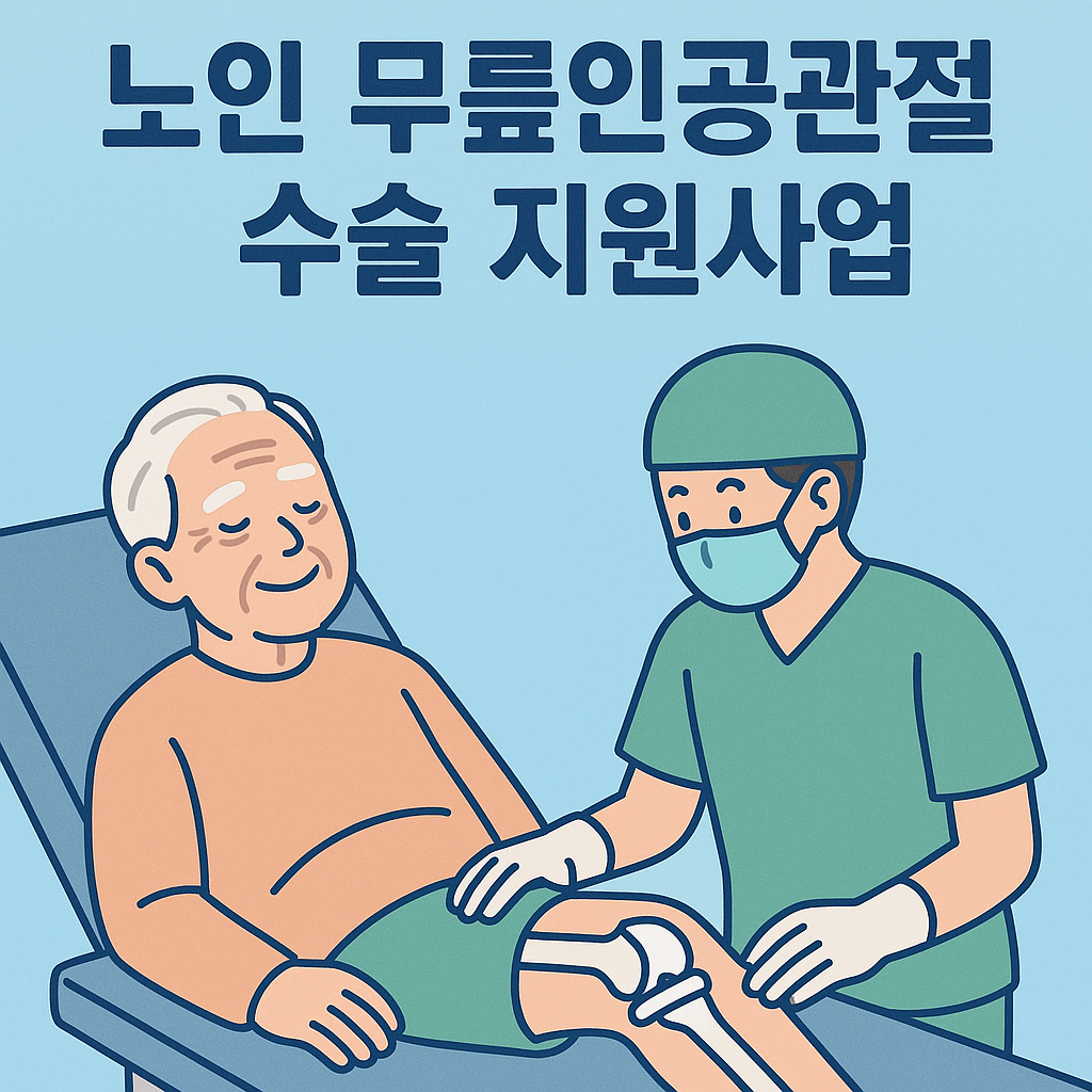 노인무릎인공관절 지원제도