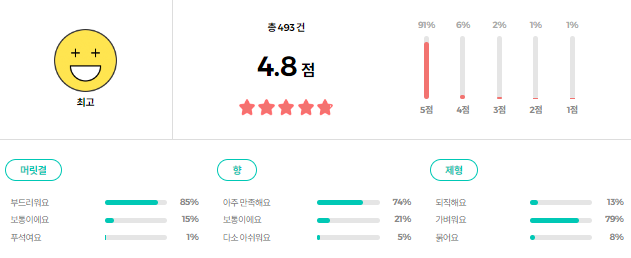 힐링버드 리바이브 노워시 트리트먼트 데미지 리페어 리뷰