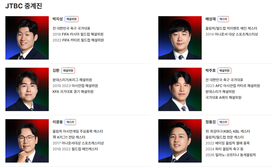 대한민국 축구 경기일정 중계 하이라이트 다시보기 