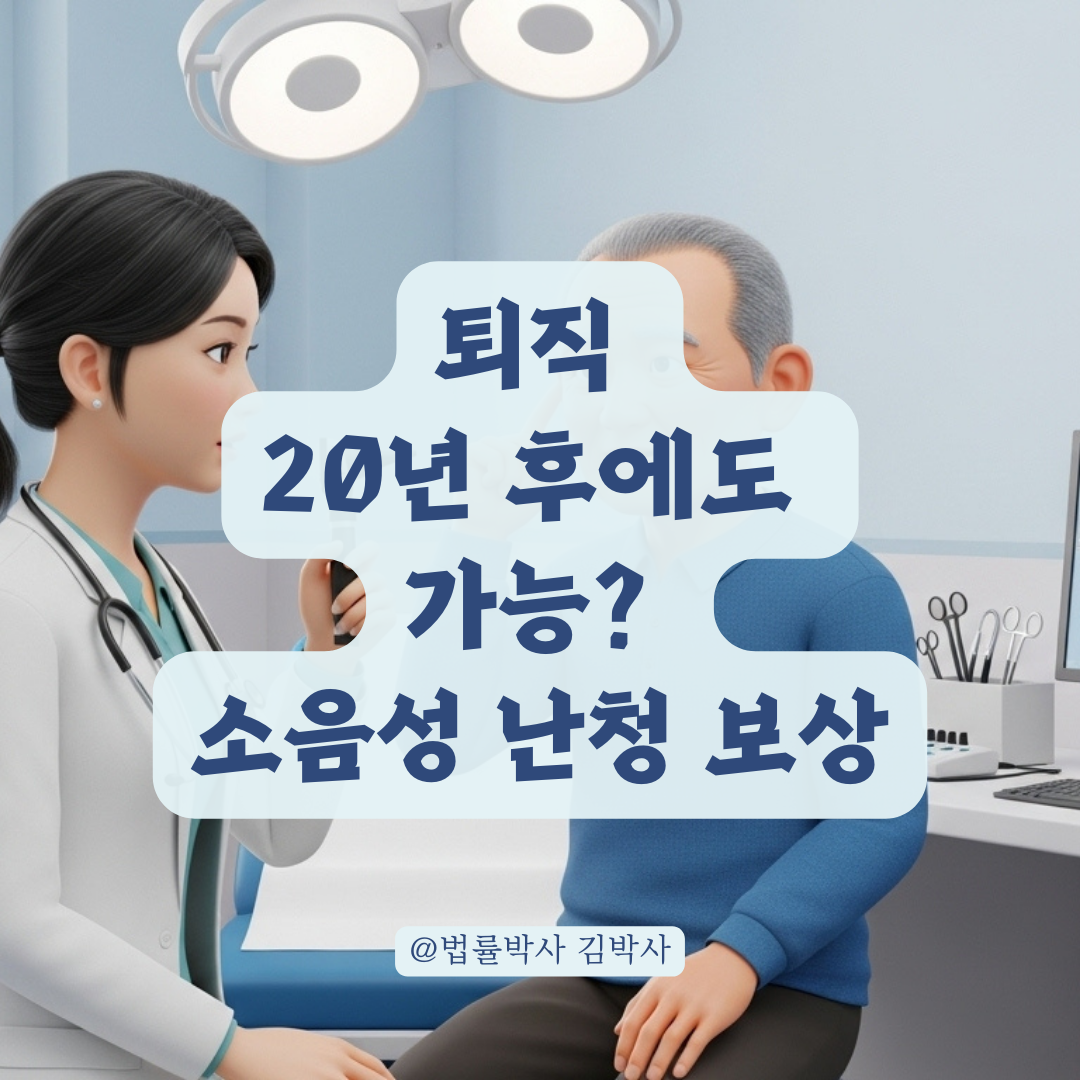 퇴직 후 수십 년 지난 소음성 난청 산재 보상 가능할까?