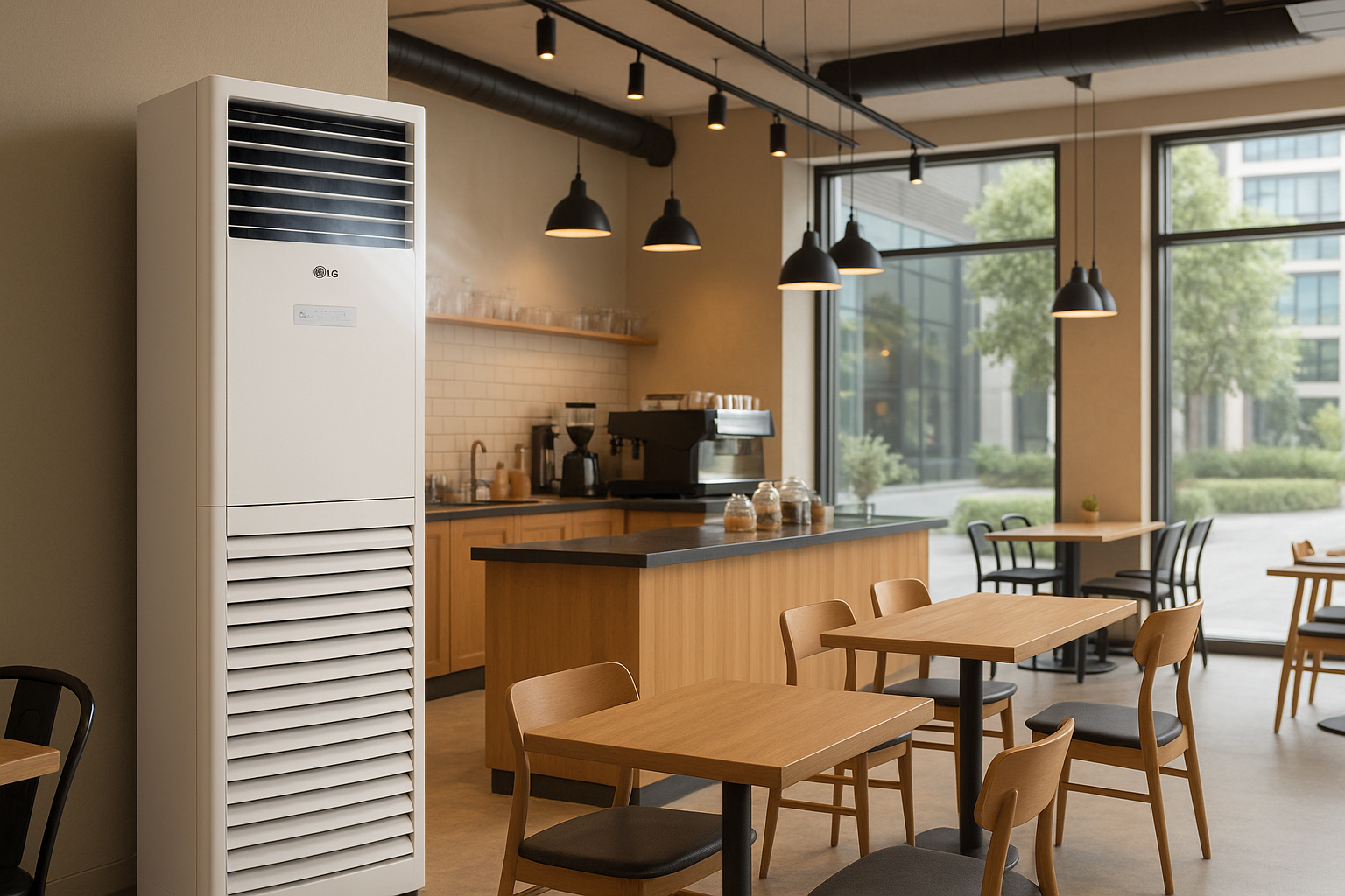 LG 상업용 스탠드 에어컨 구독으로 매장 관리 효율 높이기