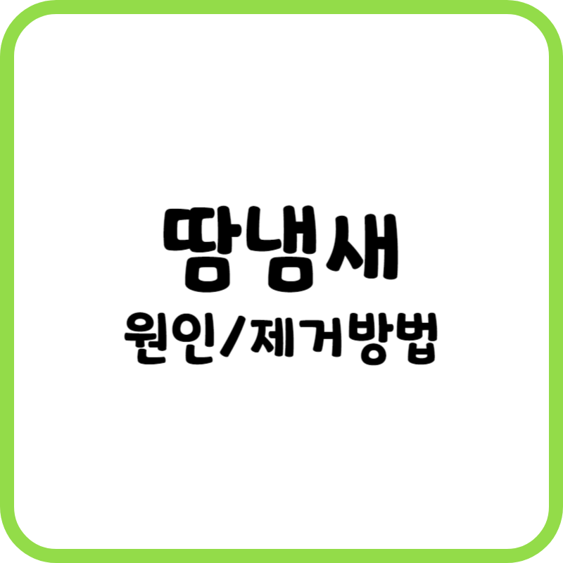 땀냄새 원인과 제거방법