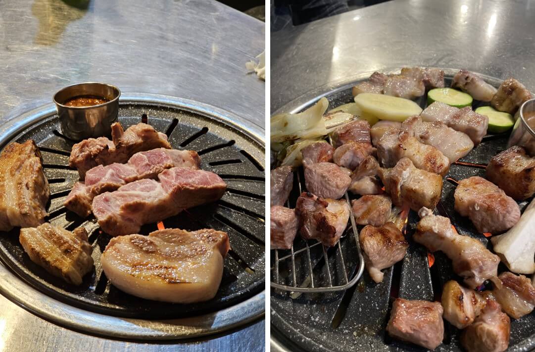 먹고정 고기