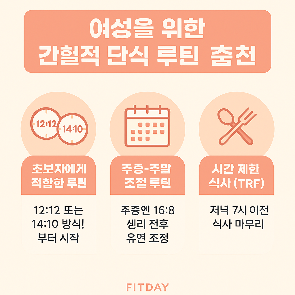 간헐적 단식 루틴