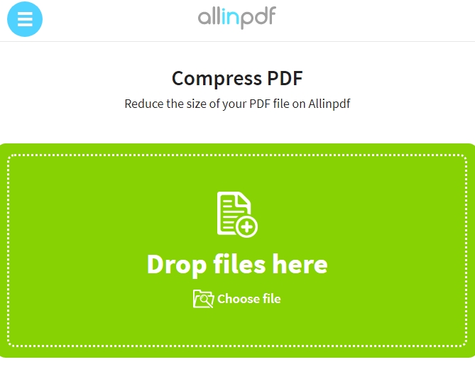 압축하려는 파일을 드롭다운