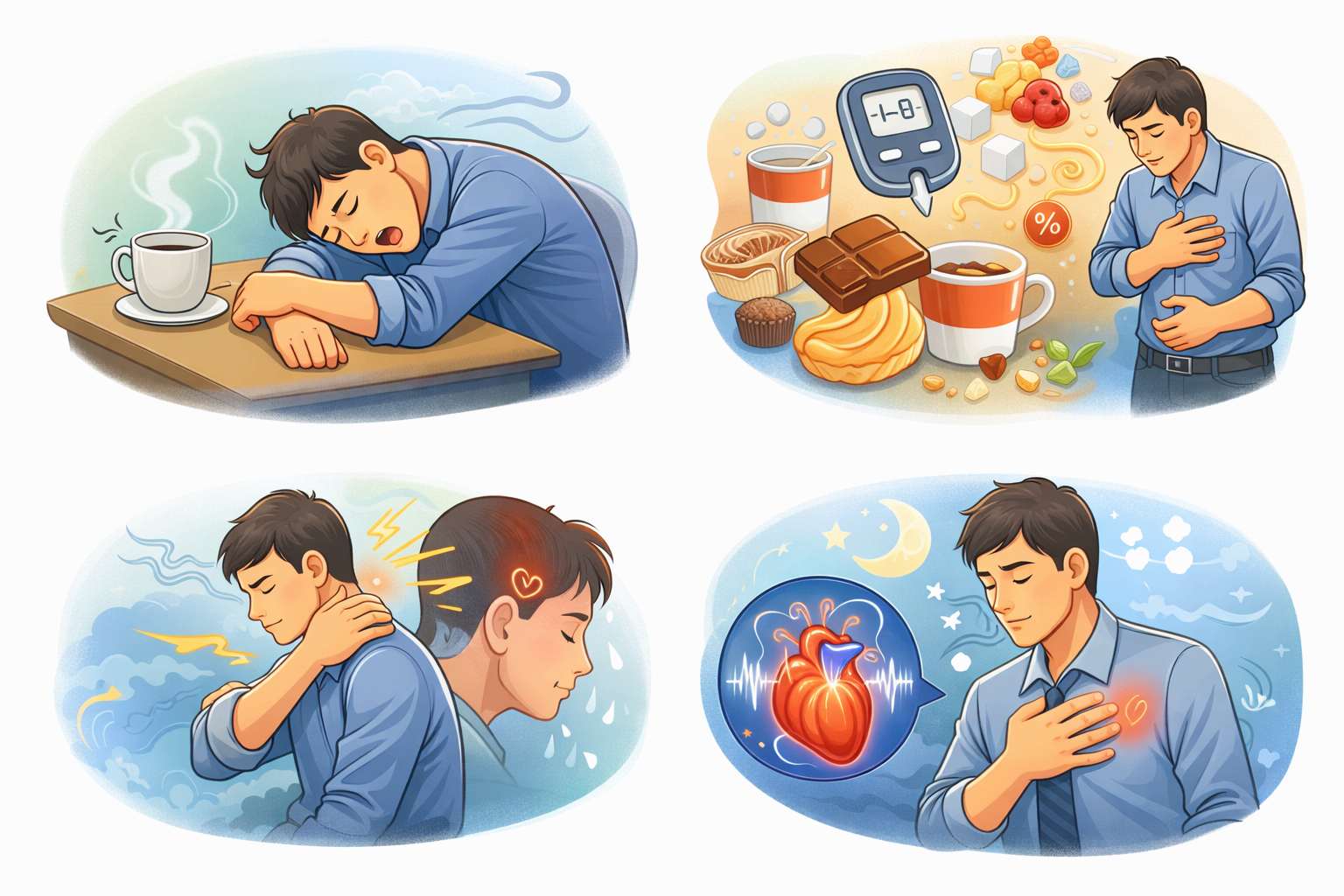 집중이 안 되는 날 몸에서 나타나는 신호