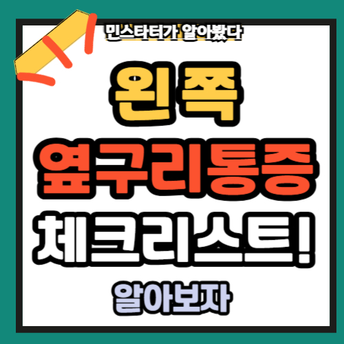 왼쪽옆구리 체크리스트