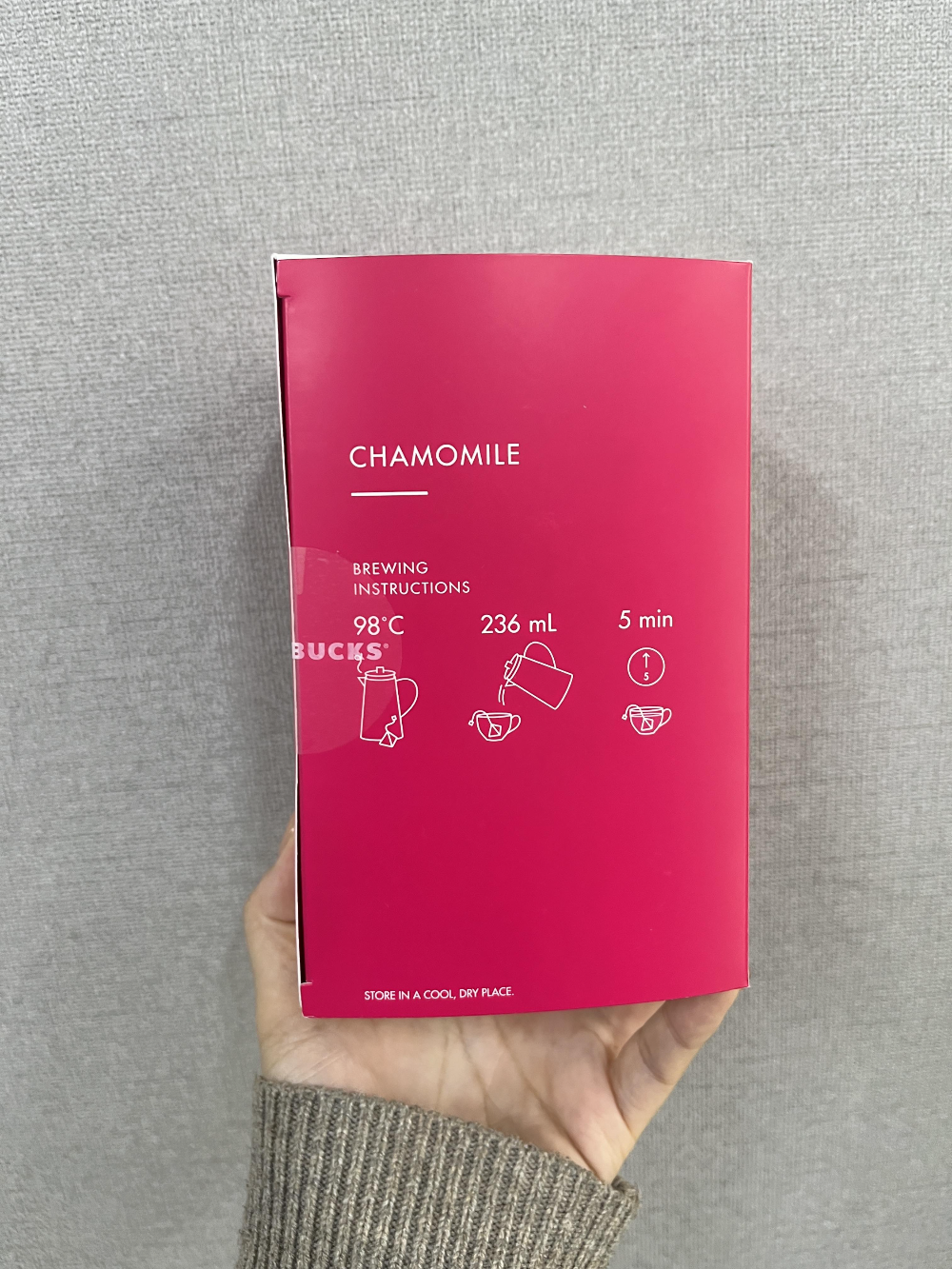 스타벅스 티바나 캐모마일 추천