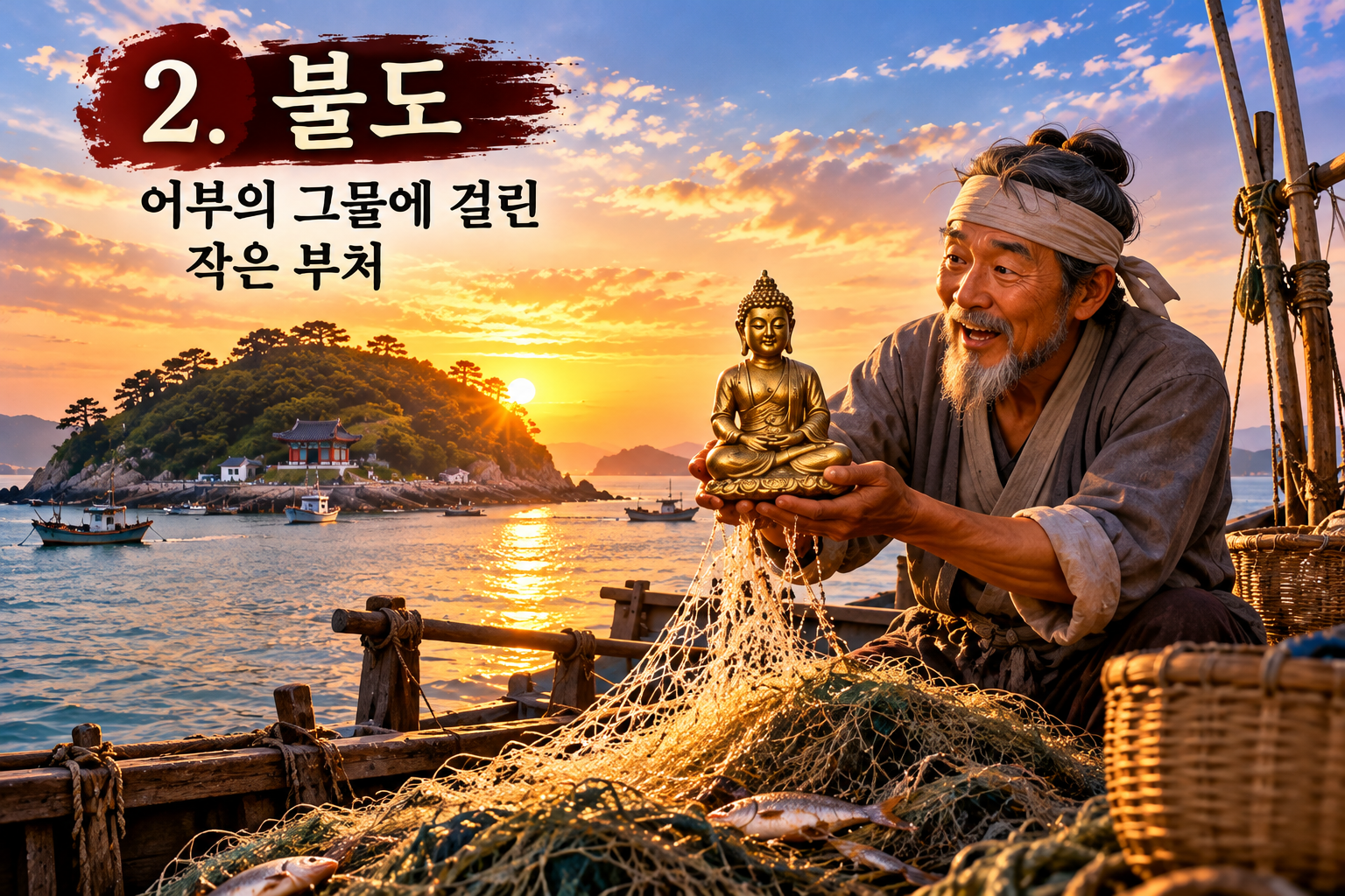 불도 마을과 바다
