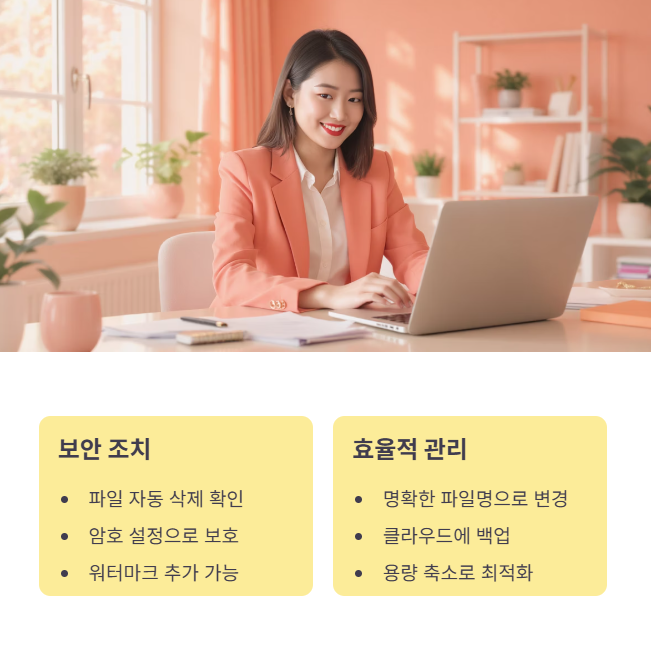 최종 파일 저장 전 보안 및 품질 체크