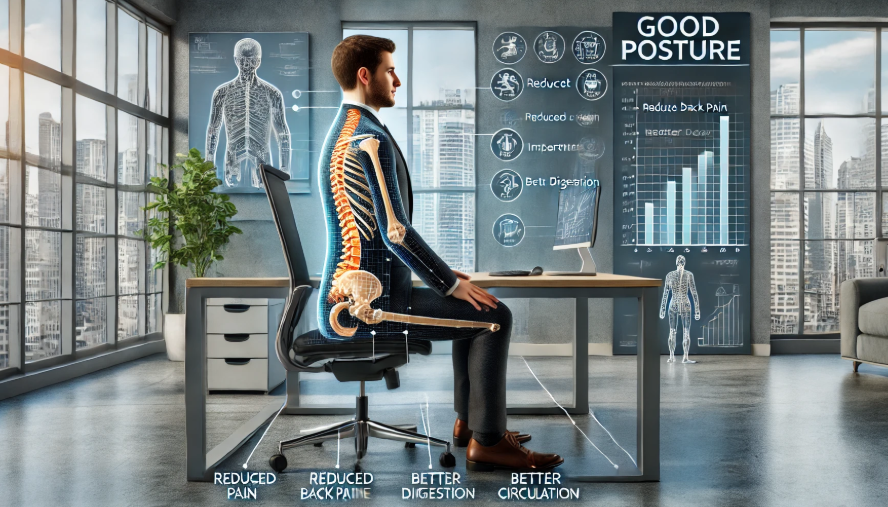 좋은 자세가 건강에 미치는 영향 사진