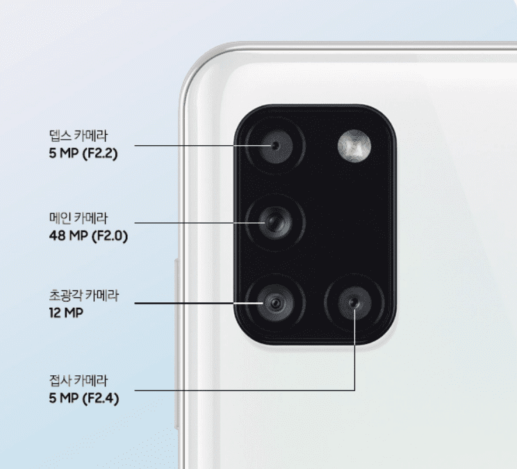 갤럭시 A51 후면 카메라