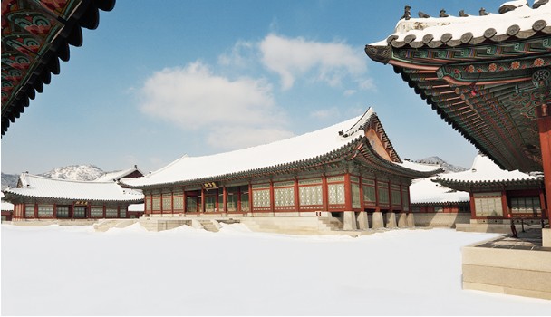 경복궁의 겨울
