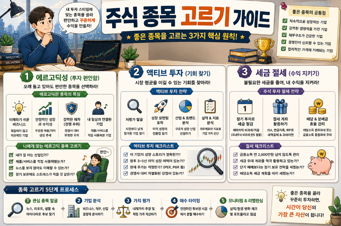 주식 종목 고르기