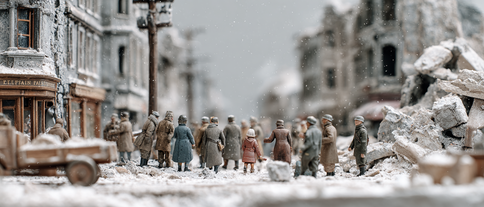 미니어처풍으로 재해석한 쉰들러 리스트 장면 by pearl's review