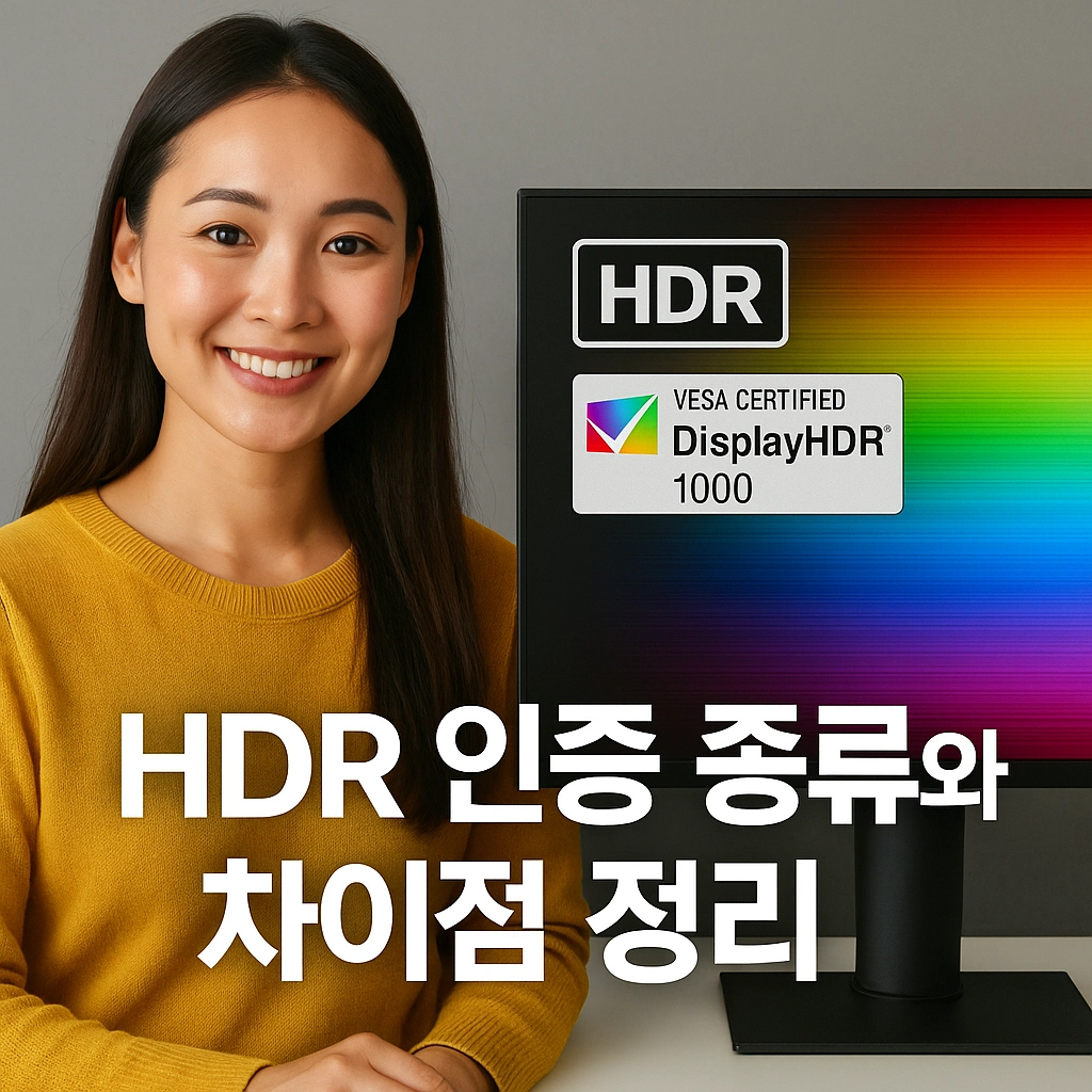 HDR 인증 종류와 차이점 정리