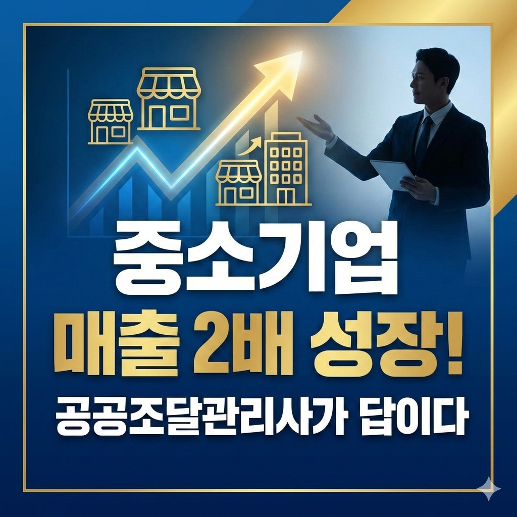 공공조달관리사 필요성? 중소기업 매출 2배 성장 비결 공개