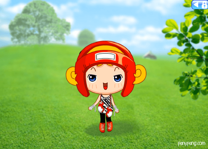 귀여운-위니윙-옷입히기-플래시게임-종료-화면