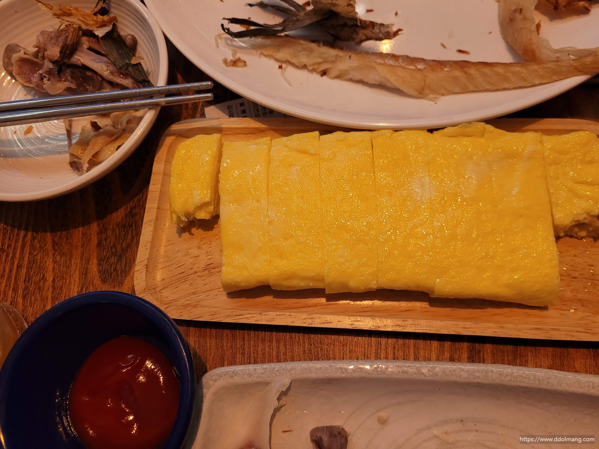 명란이 들어간 계란말이