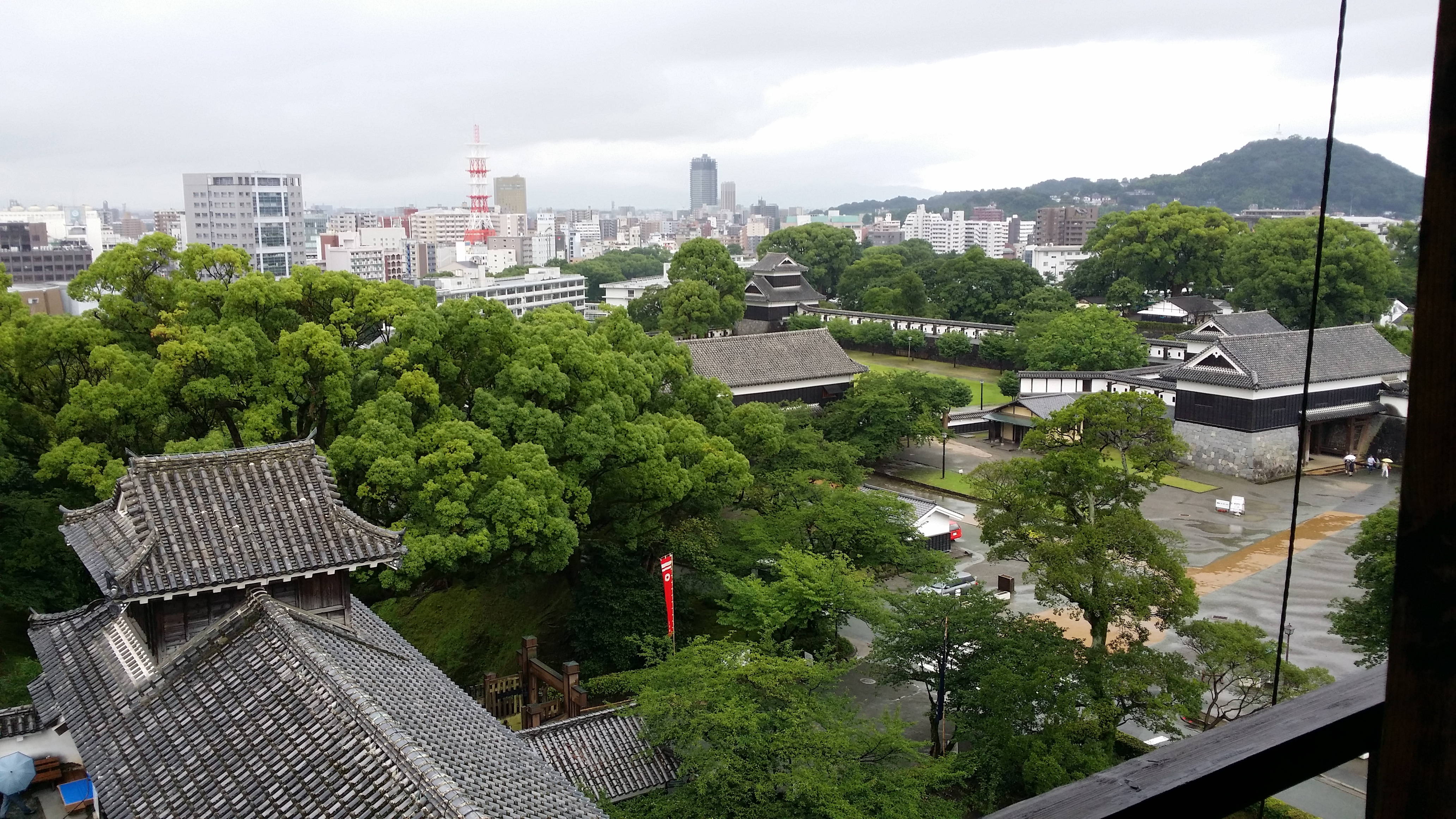 일본 3대 명성으로 꼽히는 구마모토성 내부 모습