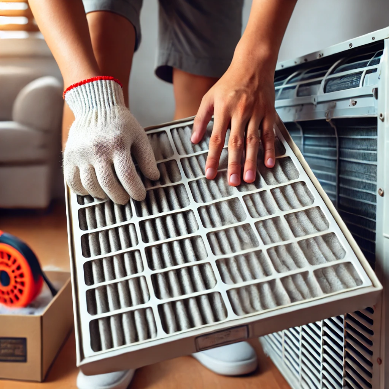 에어컨 필터 청소방법1