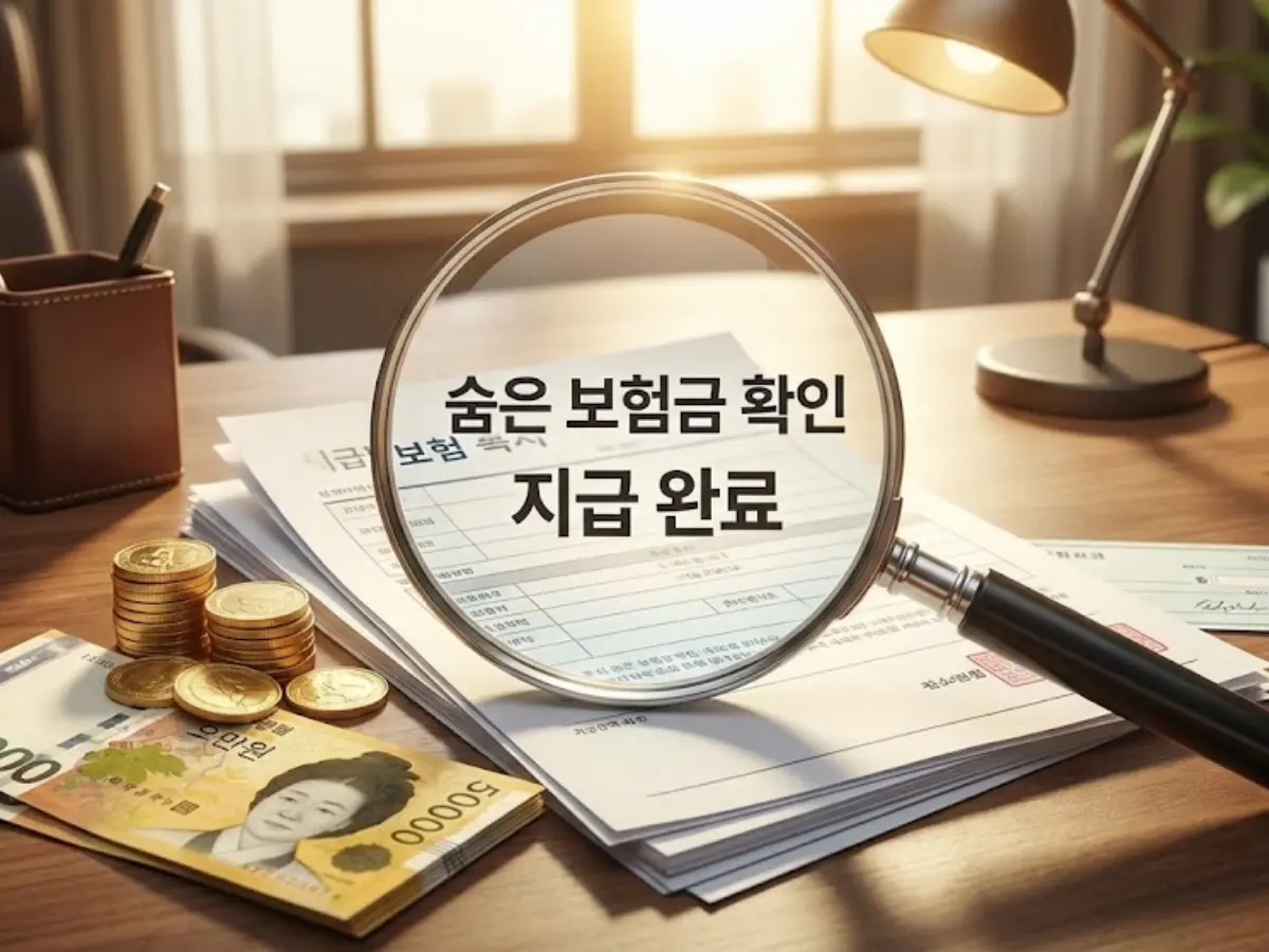 내 숨은 보험금 1분 만에 찾아 통장에 꽂는 법