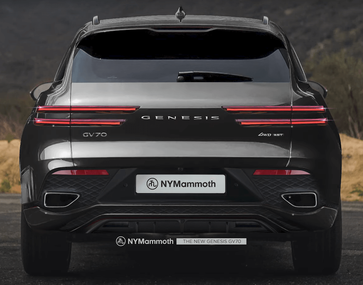 제네시스 GV70 페이스리프트 예상도