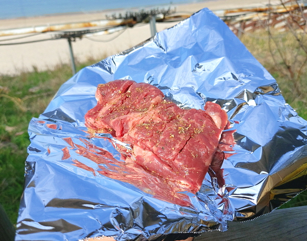 염지 된 소고기