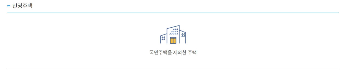 민영주택 신청자격