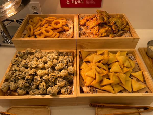 동탄2 목동 샤브올데이 튀김류 - 총 4가지 종류