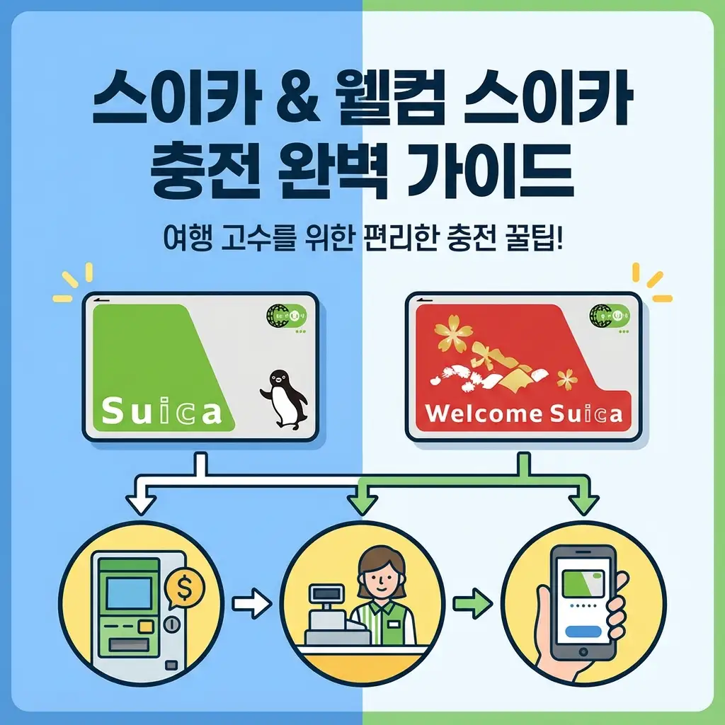 스이카 충전, 어렵지 않아요