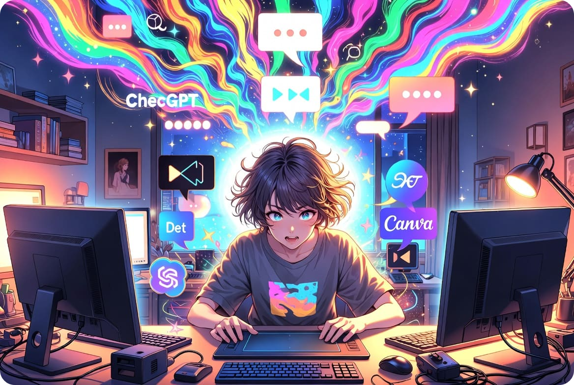 ChatGPT + Descript + Canva