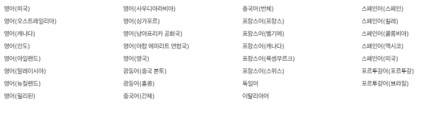 아이폰 라이브 텍스트 지원되는 언어