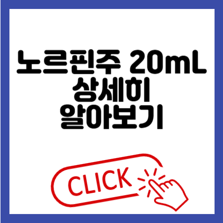 노르핀주 20mL 약리작용 효과