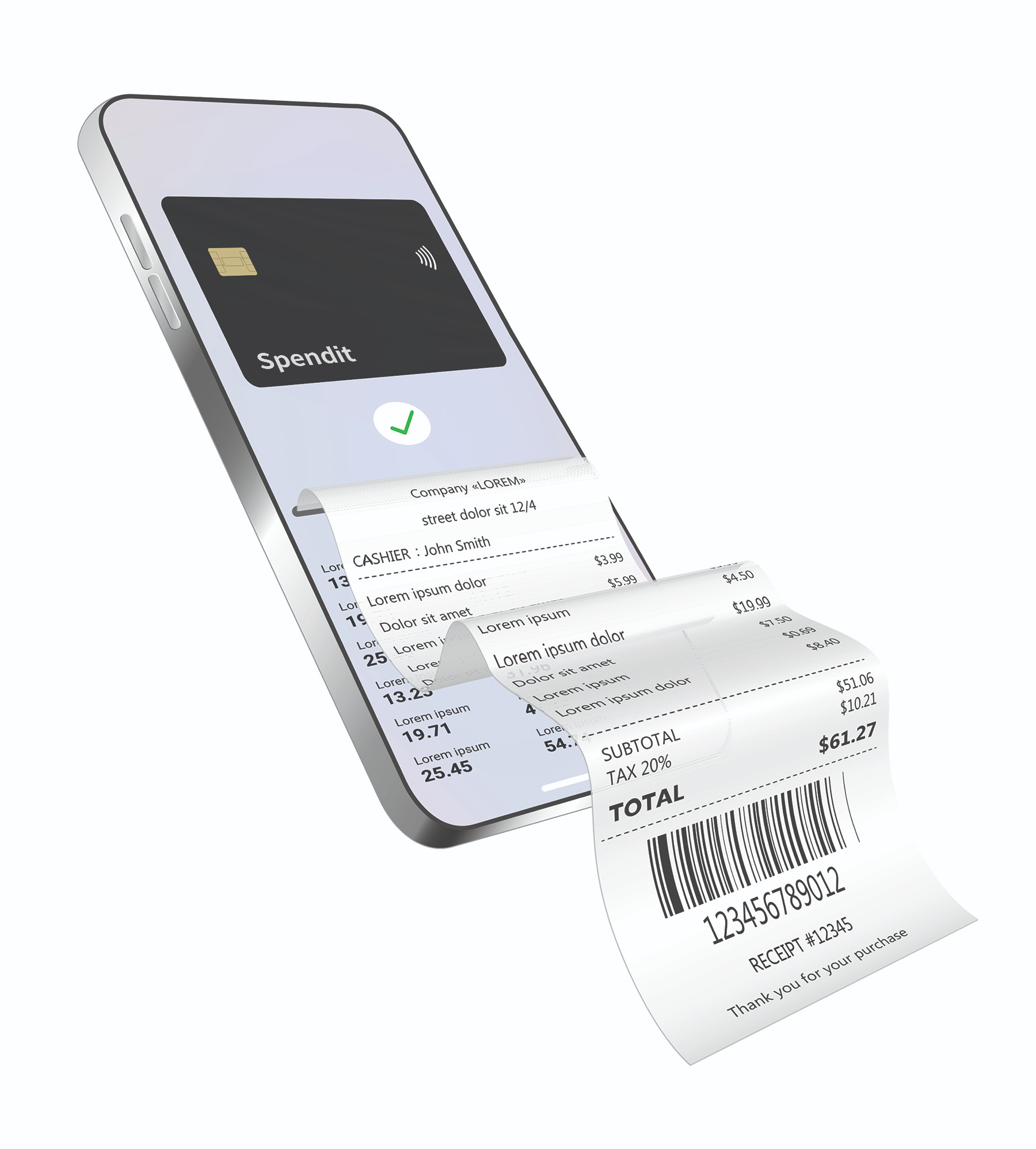 영수증관리, 영수증처리, 모바일영수증, 전자영수증, 종이영수증, 비스페놀