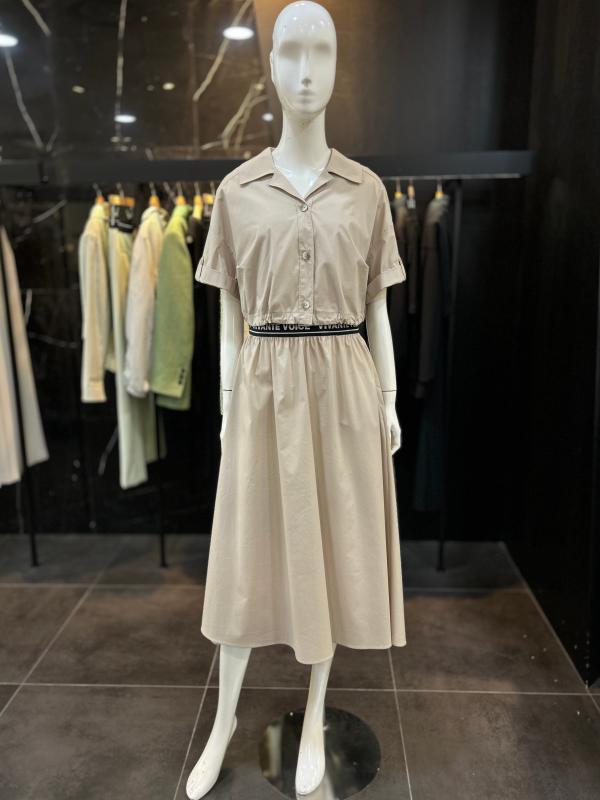 VOV 보브 로고 밴딩 셔츠 남방 레이어드 원피스 7153237010