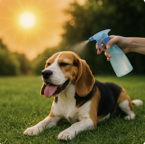 폭염 경보 속 반려견 케어법, 고체온증 이렇게 예방하세요 관련 사진