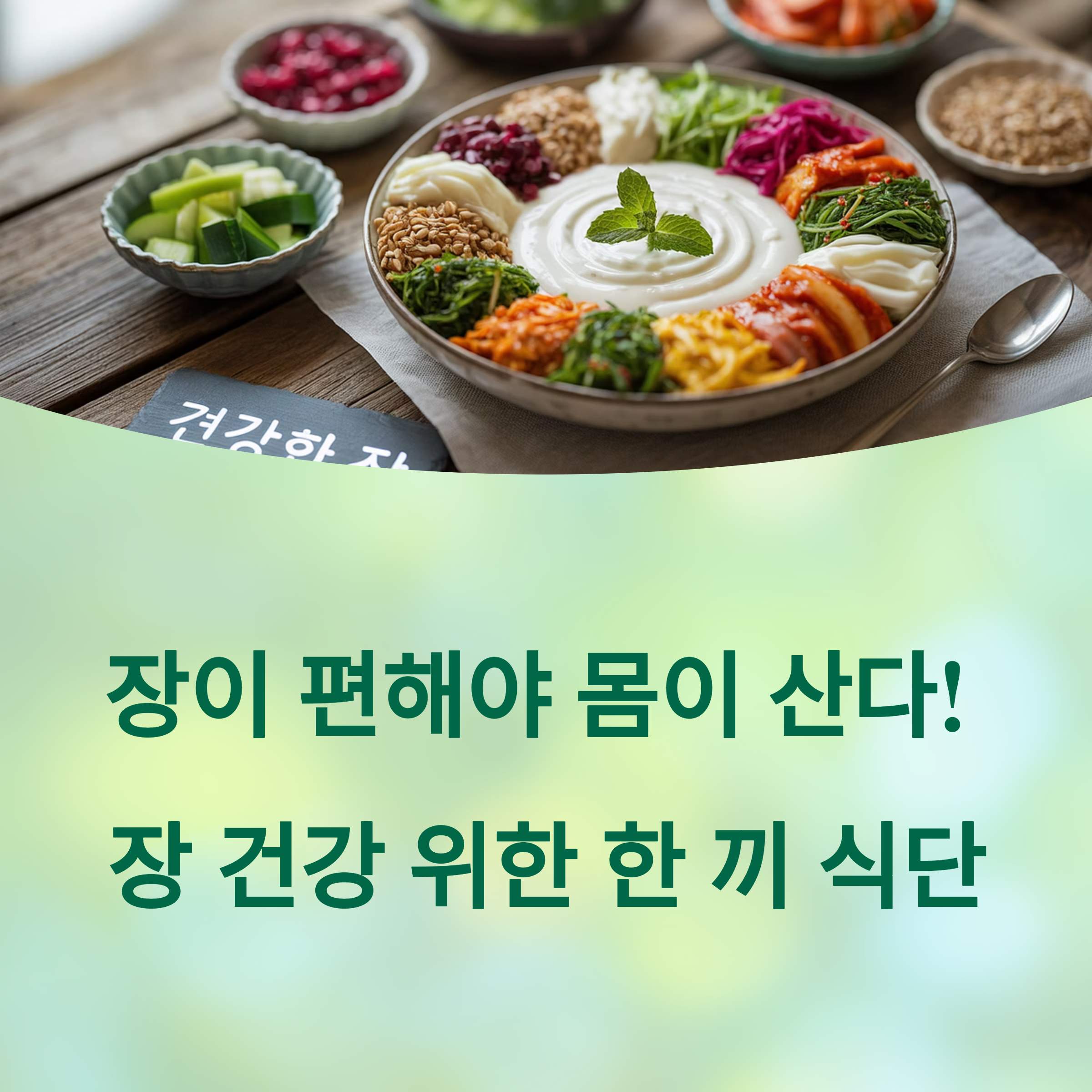 장 건강 회복을 위한 한 끼 식단 전략