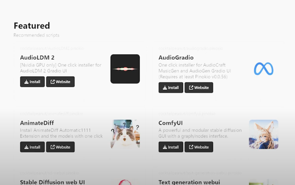 피노키오 앱 화면