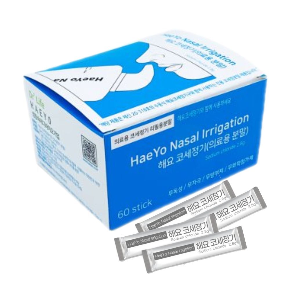 코세척용 식염수 소금포의 이미지