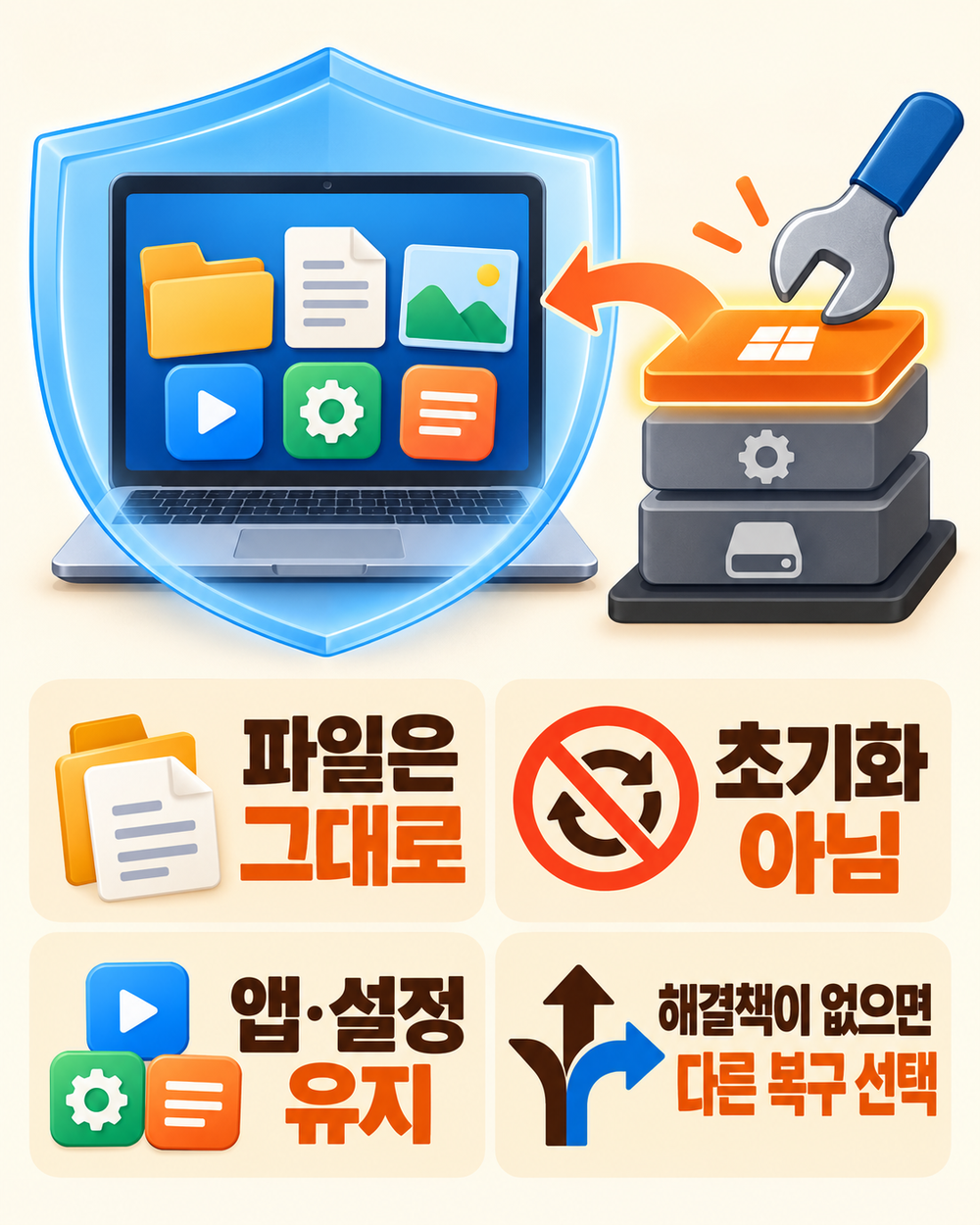Windows 11 부팅이 안 될 때, 빠른 컴퓨터 복구는 무엇일까요?