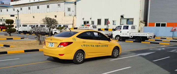 운전면허시험장-기내시험중