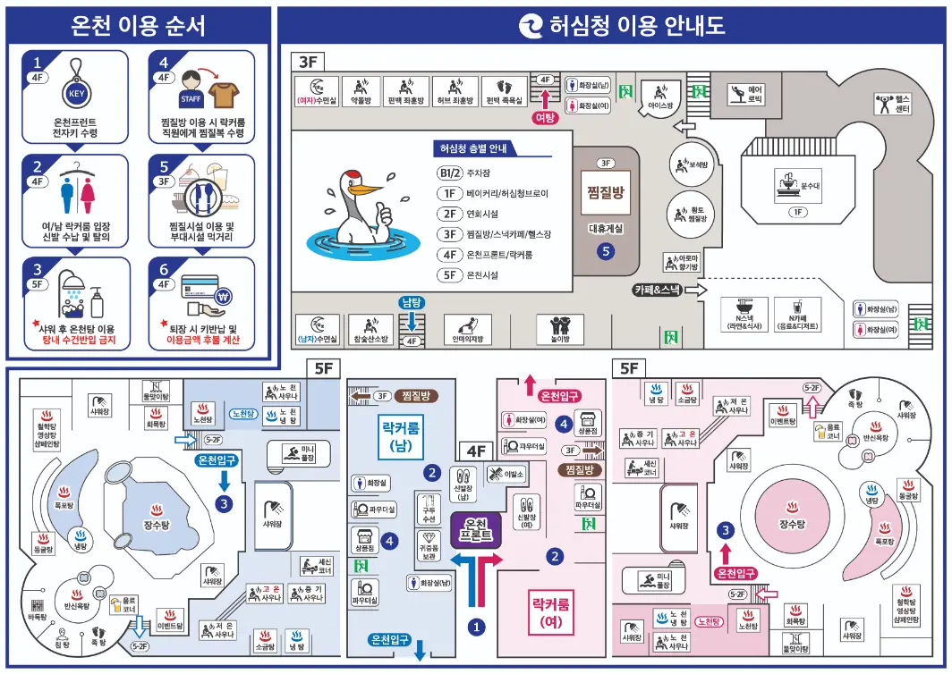 국내 온천여행 추천 부산 허심청